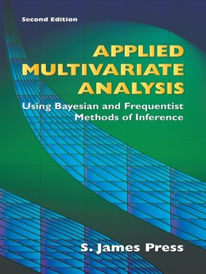 cover image of Applied Multivariate Analysis